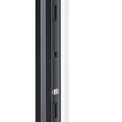 Вхідні двері БУЛАТ Термо Хаус Електро модель 705/431 Антрацит Темний/Білий атласний