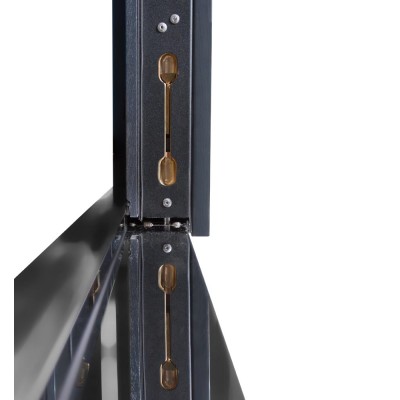 Вхідні двері БУЛАТ Термо Хаус модель 706/431 — 1200мм Темний антрацит/Антрацит сірий