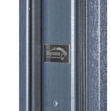 Двері вхідні БУЛАТ Термо Хаус модель 706/431 — 1200мм Темний антрацит/Антрацит сірий