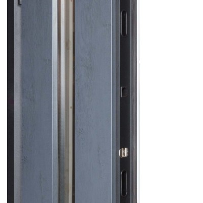 Вхідні двері БУЛАТ Термо Хаус модель 706/431 — 1200мм Темний антрацит/Білий атласний