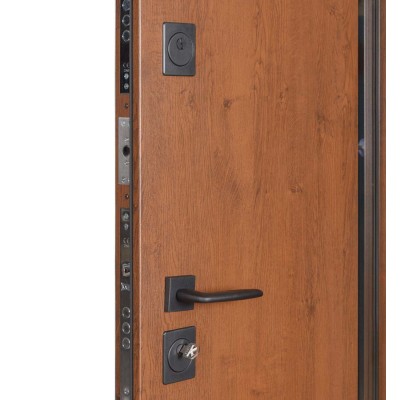 Входные двери БУЛАТ Термо Хаус модель 706/431 — 1200мм Дуб бронза/Молочный