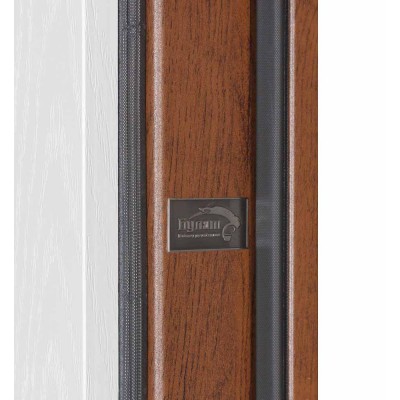 Входные двери БУЛАТ Термо Хаус модель 706/431 — 1200мм Дуб бронза/Молочный