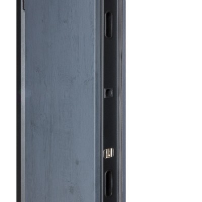 Вхідні двері БУЛАТ Термо Хаус модель 710/265 — 1200мм Темний антрацит/Антрацит сірий