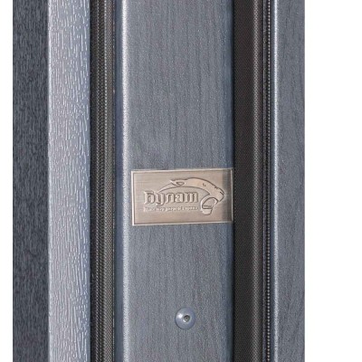 Вхідні двері БУЛАТ Термо Хаус модель 710/265 — 1200мм Темний антрацит/Антрацит сірий