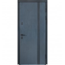 Двері вхідні БУЛАТ Термо Хаус модель 710/265 Темний антрацит/Антрацит сірий