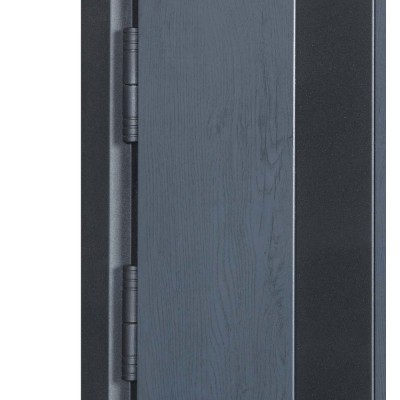 Входные двери БУЛАТ Термо Хаус модель 710/265 Темный антрацит/Антрацит серый