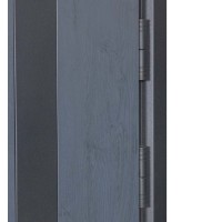 Двери входные БУЛАТ Термо Хаус модель 710/265 Темный антрацит/Белый атласный