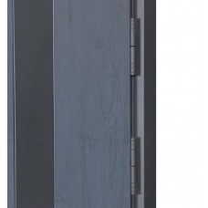 Двері вхідні БУЛАТ Термо Хаус модель 710/265 Темний антрацит/Білий атласний