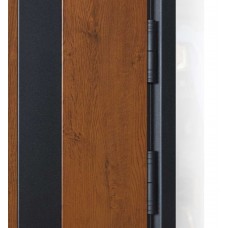 Двері вхідні БУЛАТ Термо Хаус модель 710/265 — 1200 мм Дуб бронза/Молочний