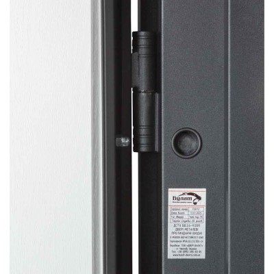 Вхідні двері БУЛАТ Термо Хаус модель 710/265 Дуб бронза/Молочний