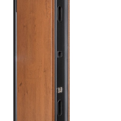 Вхідні двері БУЛАТ Термо Хаус модель 710/265 — 1200мм Дуб бронза/Горіх натуральний