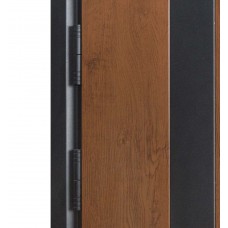 Двері вхідні БУЛАТ Термо Хаус модель 710/265 Дуб бронза/Горіх натуральний