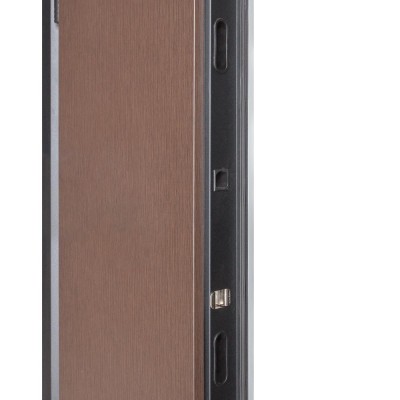 Вхідні двері БУЛАТ Термо Хаус модель 710/265 — 1200 мм Венге темний/Білий атласний