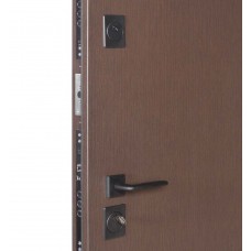 Двері вхідні БУЛАТ Термо Хаус модель 710/265 Венге Темний/Білий атласний