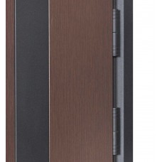Двері вхідні БУЛАТ Термо Хаус модель 710/265 — 1200мм Венге темний/Венге темний