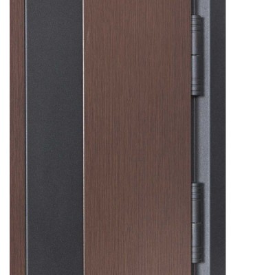 Входные двери БУЛАТ Термо Хаус модель 710/265 — 1200мм Венге темный/Венге темный