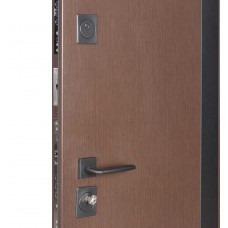 Двері вхідні БУЛАТ Термо Хаус модель 710/265 — 1200мм Венге темний/Венге темний