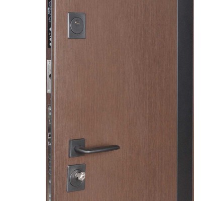 Входные двери БУЛАТ Термо Хаус модель 710/265 — 1200мм Венге темный/Венге темный