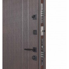 Двері вхідні БУЛАТ Термо Хаус модель 710/265 — 1200мм Венге темний/Венге темний