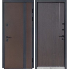 Двері вхідні БУЛАТ Термо Хаус модель 710/265 Венге темний/Венге темний