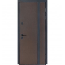 Двері вхідні БУЛАТ Термо Хаус модель 710/265 Венге темний/Венге темний