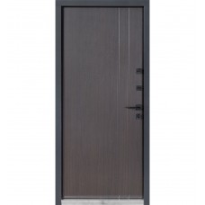 Двері вхідні БУЛАТ Термо Хаус модель 710/265 Венге темний/Венге темний