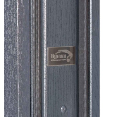 Вхідні двері БУЛАТ Термо Хаус модель 705/431 — 1200 мм Темний антрацит/Антрацит сірий