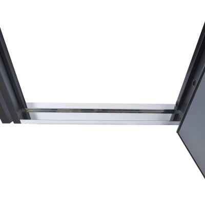 Вхідні двері БУЛАТ Термо Хаус модель 705/431 Темний антрацит/Антрацит сірий