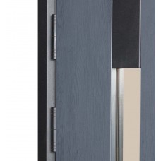 Двері вхідні БУЛАТ Термо Хаус модель 705/431 Темний антрацит/Білий атласний