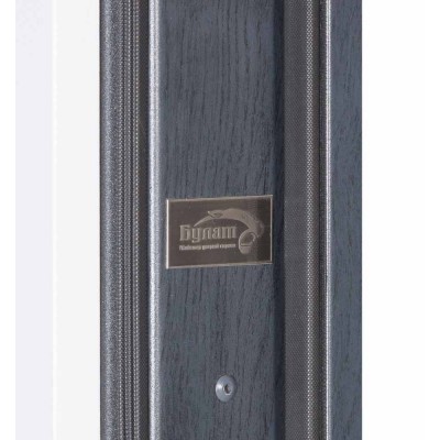 Вхідні двері БУЛАТ Термо Хаус модель 705/431 — 1200 мм Темний антрацит/Білий атласний