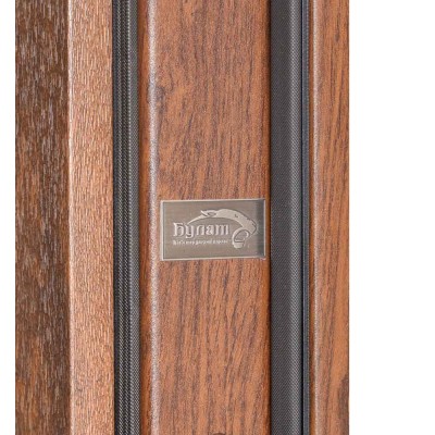 Входные двери БУЛАТ Термо Хаус модель 705/431 — 1200 мм Дуб бронза/Орех натуральный