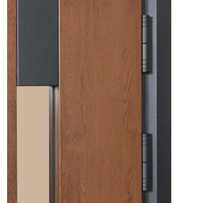 Входные двери БУЛАТ Термо Хаус модель 705/431 Дуб бронза/Молочный