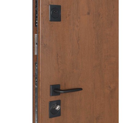 Входные двери БУЛАТ Термо Хаус модель 705/431 Дуб бронза/Молочный