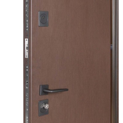 Входные двери БУЛАТ Термо Хаус модель 705/431 Венге темный/Белый атласный