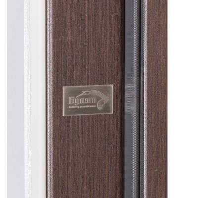Входные двери БУЛАТ Термо Хаус модель 705/431 Венге темный/Белый атласный