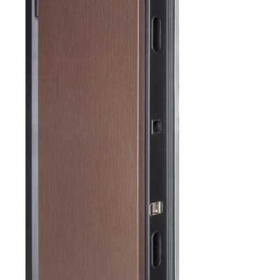 Входные двери БУЛАТ Термо Хаус модель 705/431 — 1200 мм Венге темный/Белый атласный