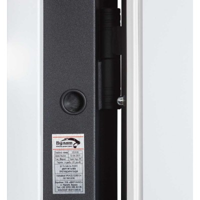 Входные двери БУЛАТ Термо Хаус модель 705/431 — 1200 мм Венге темный/Белый атласный