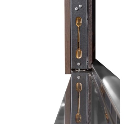 Входные двери БУЛАТ Термо Хаус модель 705/431 — 1200 мм Венге темный/Венге темный