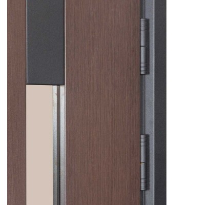 Входные двери БУЛАТ Термо Хаус модель 705/431 — 1200 мм Венге темный/Венге темный