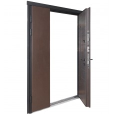 Двері вхідні БУЛАТ Термо Хаус модель 705/431 — 1200 мм Венге темний/Венге темний