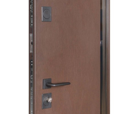 Входные двери БУЛАТ Термо Хаус модель 705/431 — 1200 мм Венге темный/Венге темный