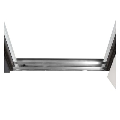 Вхідні двері БУЛАТ Термо Олимп модель 575/568 Оксид чорний/Білий матовий