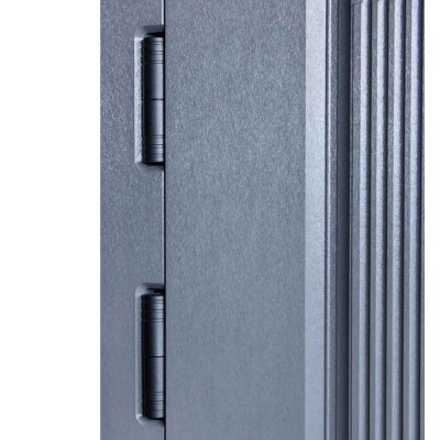 Входные двери БУЛАТ Термо Статус модель 269/263 Хром/Белый матовий