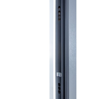 Входные двери БУЛАТ Термо Статус модель 269/263 Хром/Белый матовий