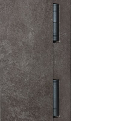 Входные двери БУЛАТ Термо Ультра модель 546/607 Антрацит серый/Белая шагрень