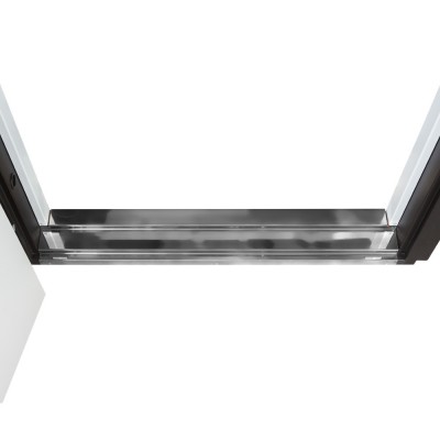 Входные двери БУЛАТ Термо Ультра модель 567 Гладкая хром/Белый матовий