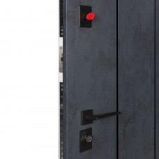 Двері вхідні БУЛАТ Ультра модель 535 Бетон антрацит/Бетон сніжний