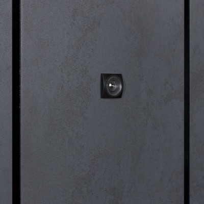 Входные двери БУЛАТ Ультра модель 535 Бетон антрацит/Бетон снежный