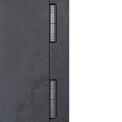 Входные двери БУЛАТ Ультра модель 535 Бетон антрацит/Бетон снежный