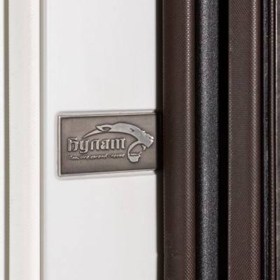 Вхідні двері БУЛАТ Ультра Kale модель 547/251 Дуб дорадо темний/Рустік авіньон блан